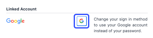 Google button