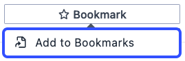 Add document bookmark button