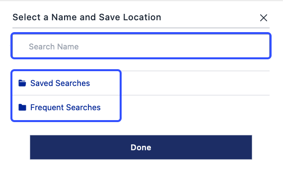 Bookmark search form