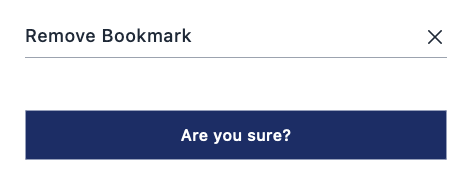 Remove bookmark form